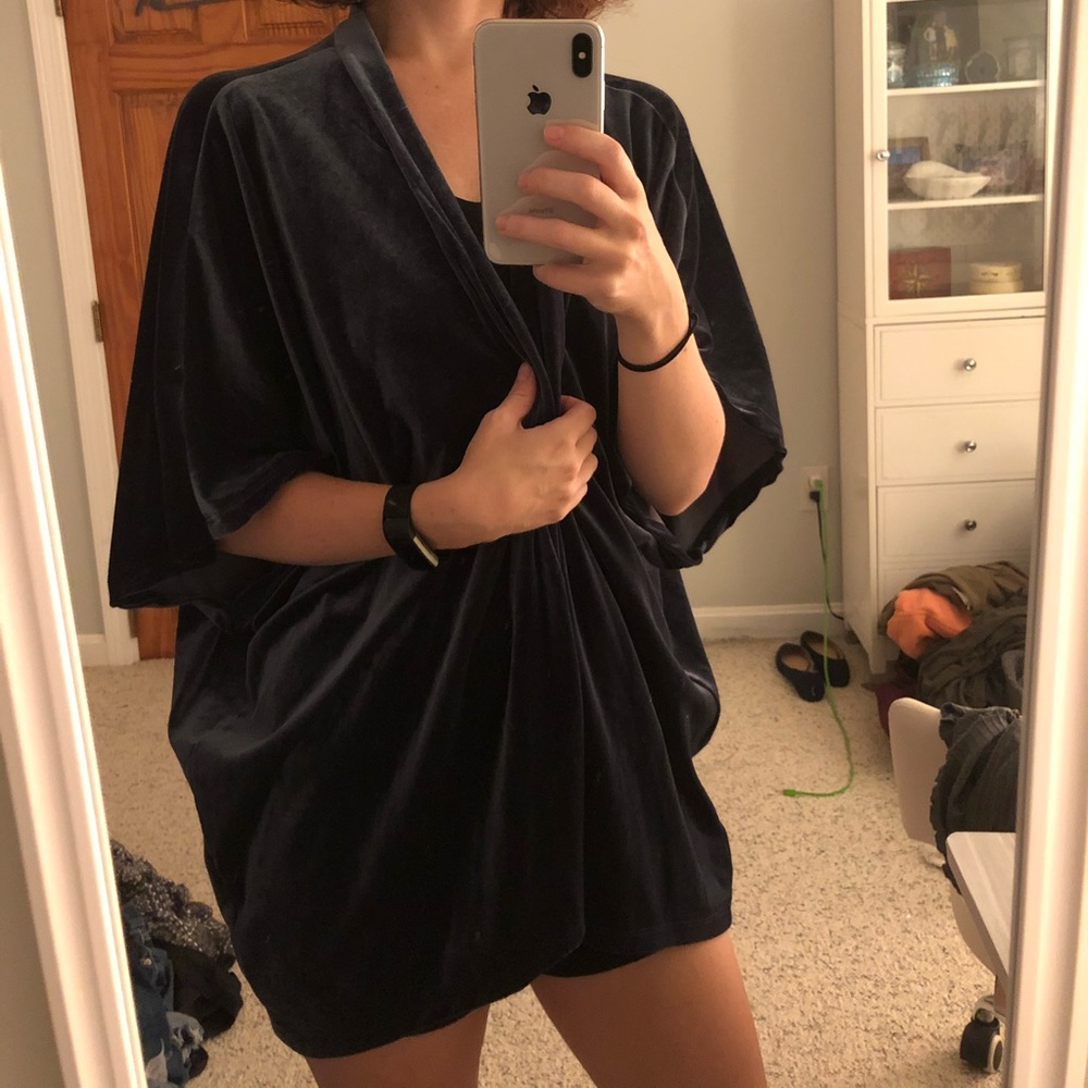 Navy Velvet Shall
